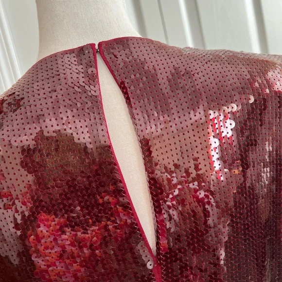 EXPRESS Sequin Midi Dress. Size S - Picture 11 of 16